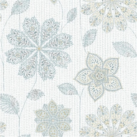 Doba-Bnt Gypsy Floral Blue & Green Peel & Stick Wallpaper SA2532175